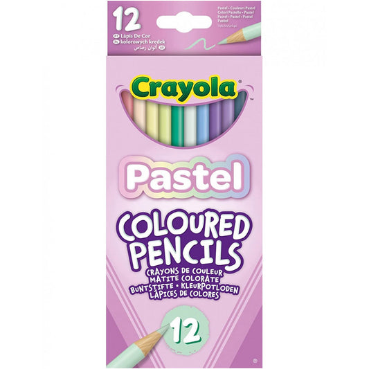 Crayola 12 Pastel Colouring Pencils