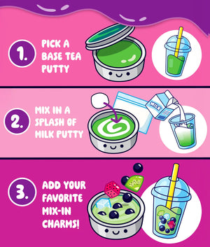 Crazy Aaron's Mixed by Me Kit - Boba Thinking Putty