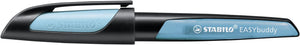 Stabilo Ergonomic EASYbuddy M Nib Fountain Pen - Black/Blue (Blue Ink Cartridge)