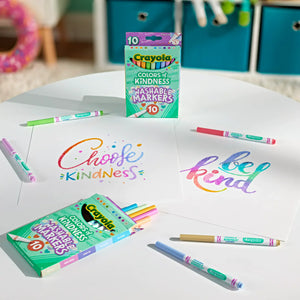 Crayola Colours Of Kindness - Fine Line Markers (10 Pack)