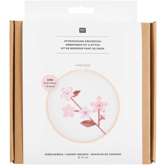 Embroidery Kit Cherry Branch