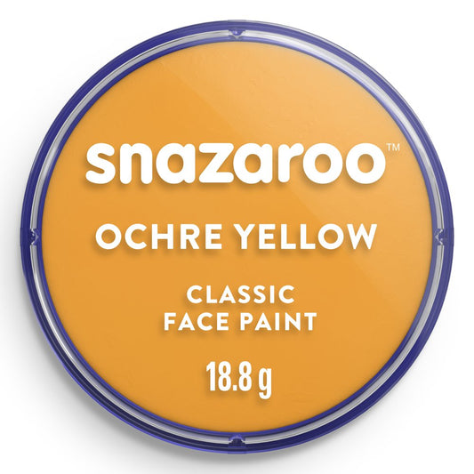 Snazaroo Classic Face Paint - Yellow Ochre (18ml)