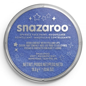 Snazaroo Sparkle Face Paint - Sparkle Blue (18ml)
