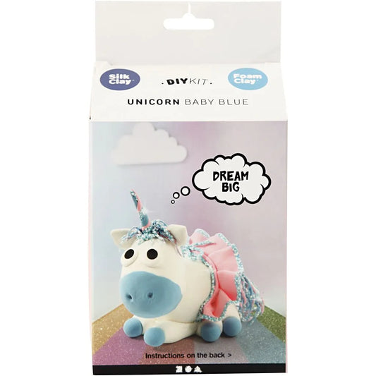 Clay Craft Kit - Funny Friends Blue Unicorn