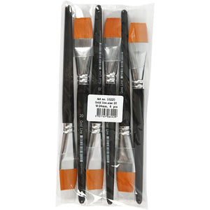 Gold Line Nylon No.20 Brushes - 21cm Flat (6 Pack)