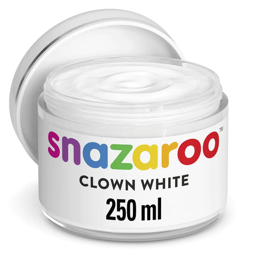 SNAZAROO 250ML-CLOWN WHITE