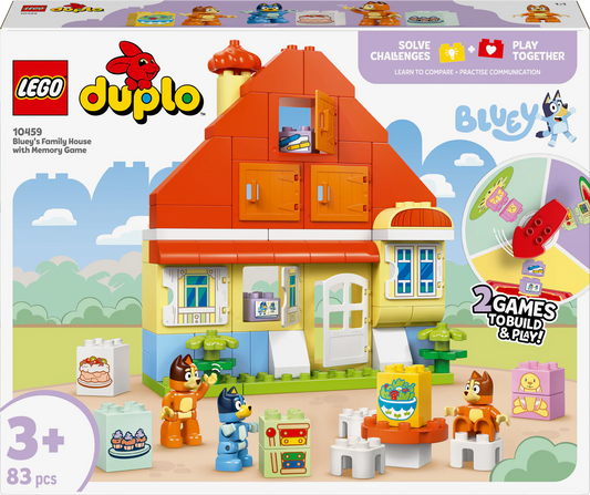 Lego Duplo Bluey - Bluey's Family House with Memory Game