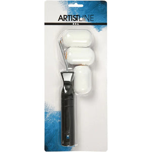 Paint Rollers and Handle Set