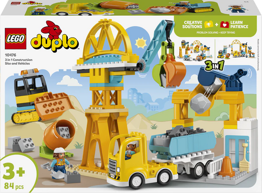 LEGO Duplo - 3 in 1 Construction Site and Vehicles