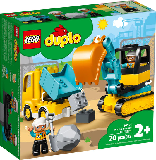 Lego Duplo Truck and Tracked Excavator