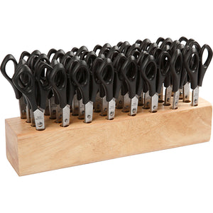 School Scissors with Rack