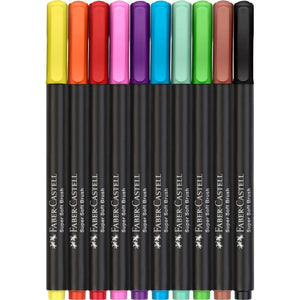 Faber Castell Brush Pen - Black Edition (Set of 10)