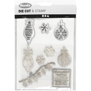 Clear stamps and cutting dies