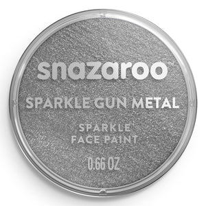 Snazaroo Sparkle Face Paint - Gun Metal Grey (18ml)