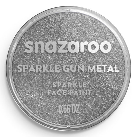 Snazaroo Sparkle Face Paint - Gun Metal Grey (18ml)