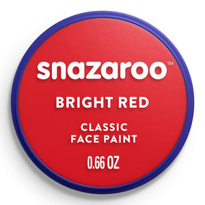 Snazaroo Classic Face Paint - Bright Red (18ml)