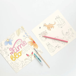 Colouring Book 23x23cm - Me Time (40 Sheets)