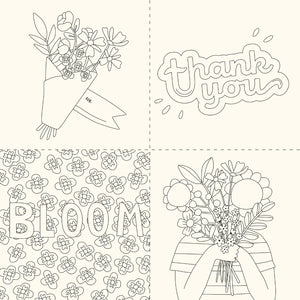 Colouring Book 23x23cm - Me Time (40 Sheets)