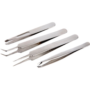 Tweezers Set 9-12 cm (4 Pack)