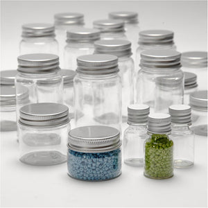 Plastic Jar with Screw-on Lid