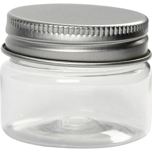 Plastic Jar with Screw-on Lid