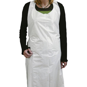 Disposable Aprons- H: 110cm- W: 80cm- white- (10