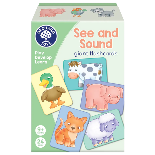 Orchard Toys - See and Sound Giant Flashcards