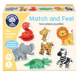 Orchard Toys Match and Feel - 2 Piece Puzzles