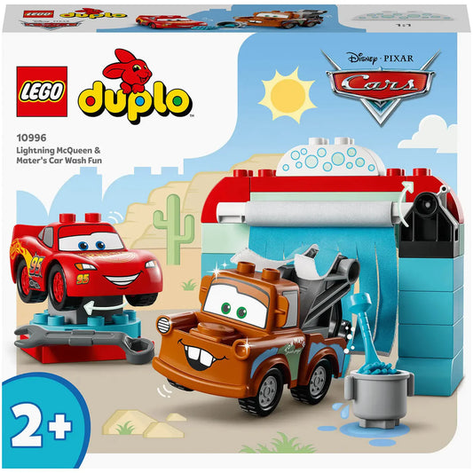 Lego Lightning McQueen and Maters Car Wash Fun