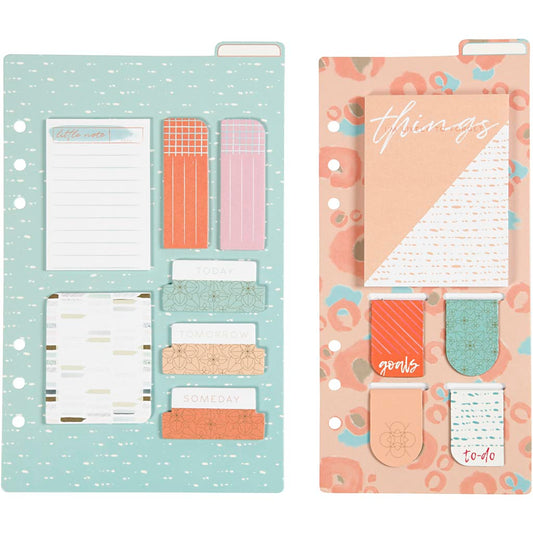 Sticky Notes assortment and book marks