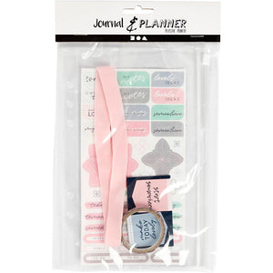 Plastic pouch with accessories