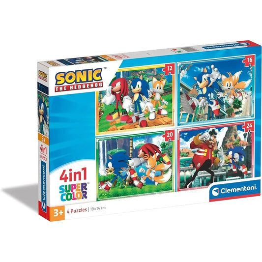 Jigsaw Puzzle 4 in 1  - Sonic the Hedgehog