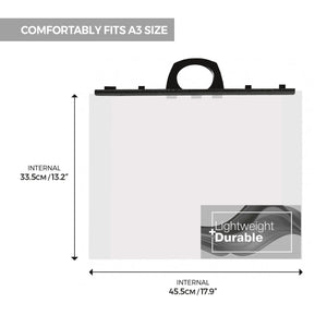 Zieler Clear Art Project Carry Bag - A3 Size