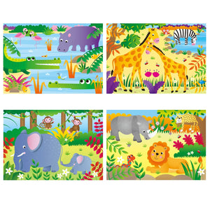 Puzzle 4 In A Box - Jungle