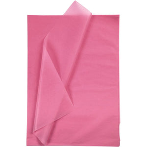 Tissue paper, pink, 50x70 cm, 17 g, 10sheet/ 1 pack