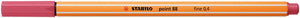 STABILO Fineliner Pen - Point 88 (Strawberry Red)