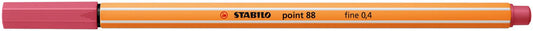 STABILO Fineliner Pen - Point 88 (Strawberry Red)