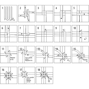 Paper Star Strips