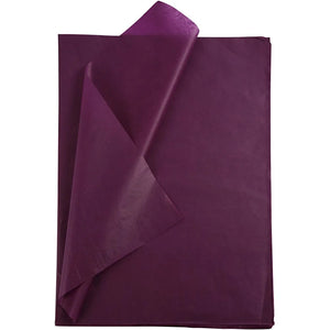Tissue Paper 50x70 cm - Burgundy (25 Sheet)