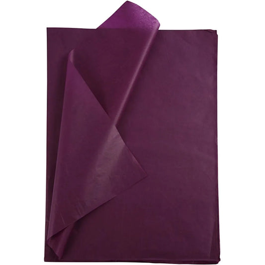 Tissue Paper 50x70 cm - Burgundy (25 Sheet)