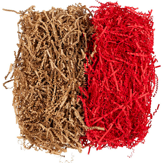 Crinkle Paper L:25-30cm W:3mm - Brown Red 2x50g