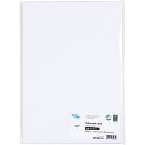 Card Paper A4 180g - White (25 Sheets)