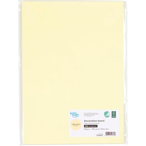 Card A4 220g Light - Yellow (10 Sheets)