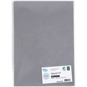 Card Paper A4 180g - Grey (25 Sheets)