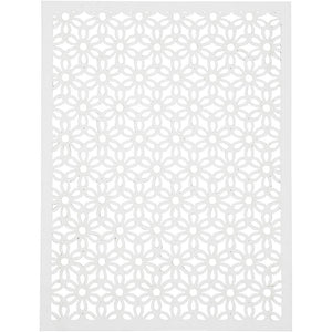 Pad with Cardboard Lace Patterns