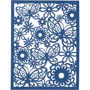 Pad with Cardboard Lace Patterns