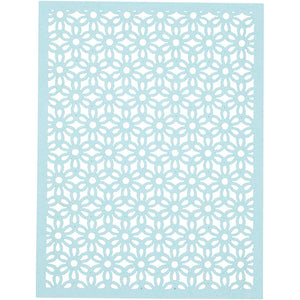Pad with Cardboard Lace Patterns