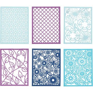 Pad with Cardboard Lace Patterns