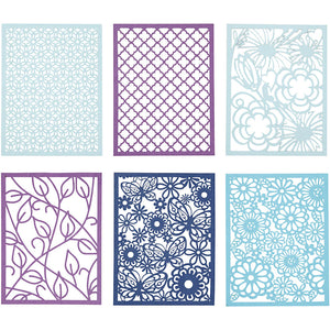 Pad with Cardboard Lace Patterns