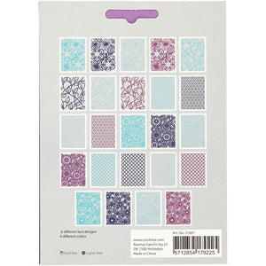 Pad with Cardboard Lace Patterns